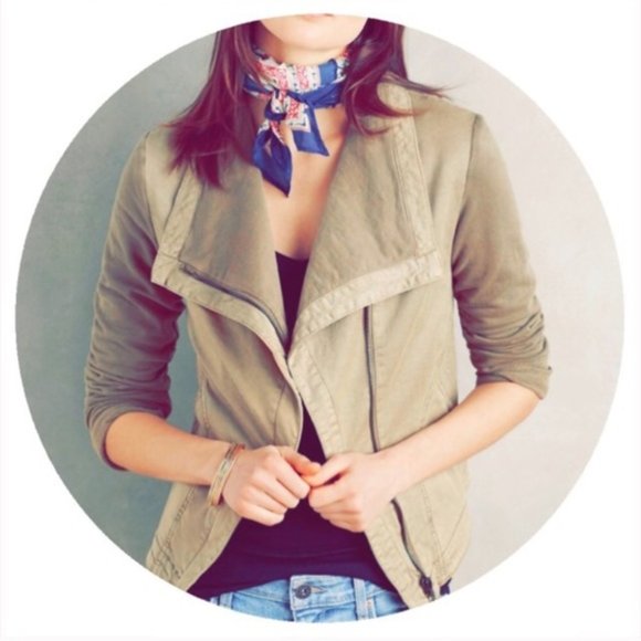 Anthropologie Jackets & Blazers - Anthropologie Olive Jacket